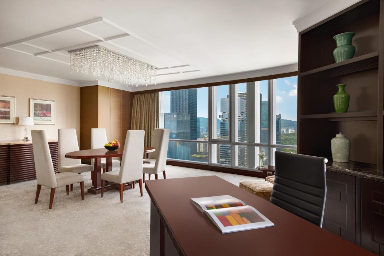 Futian Shangri-La, Shenzhen,Near To Shenzhen Convention&Exhibition Centre, Futian Railway Station Exteriör bild