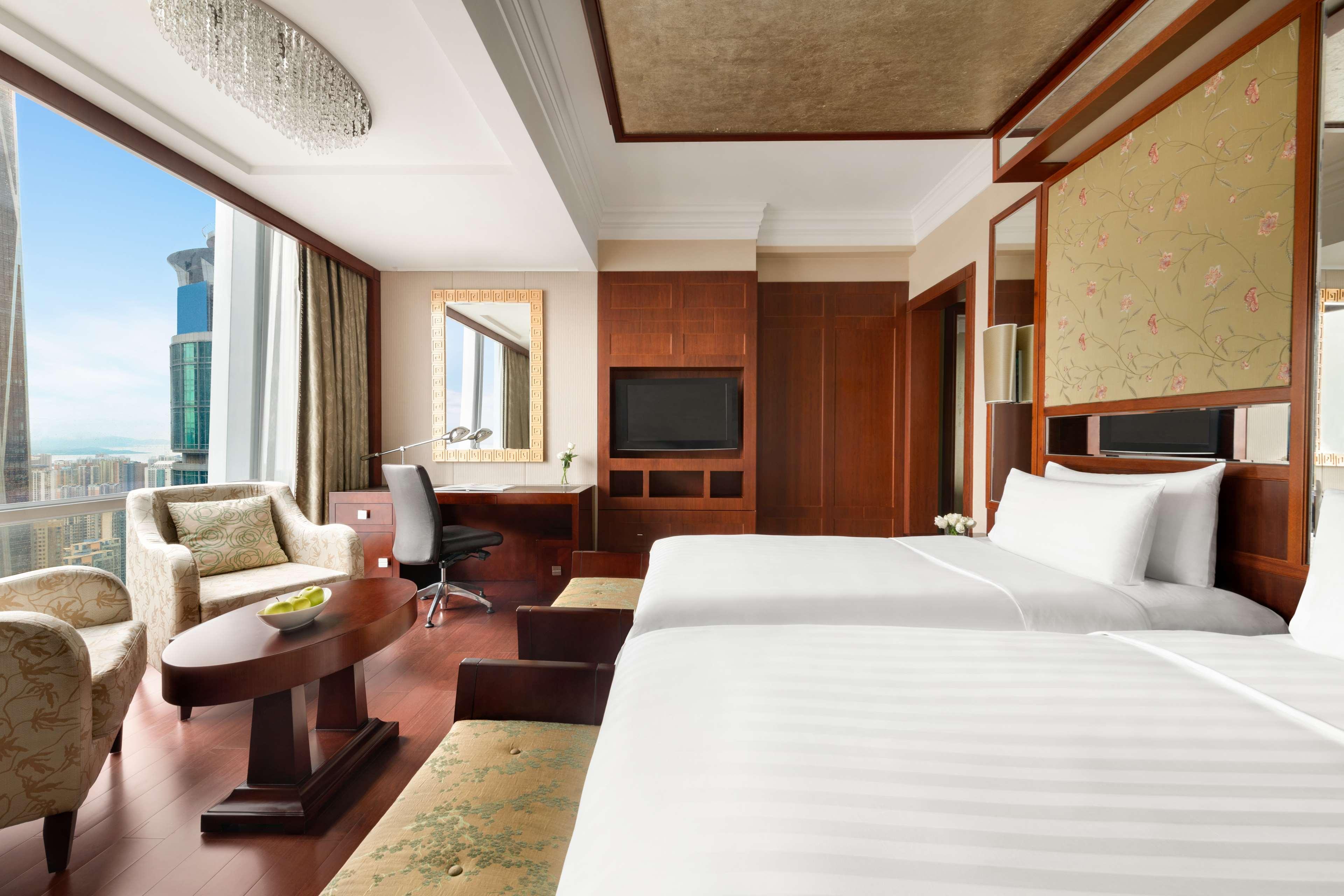 Futian Shangri-La, Shenzhen,Near To Shenzhen Convention&Exhibition Centre, Futian Railway Station Exteriör bild