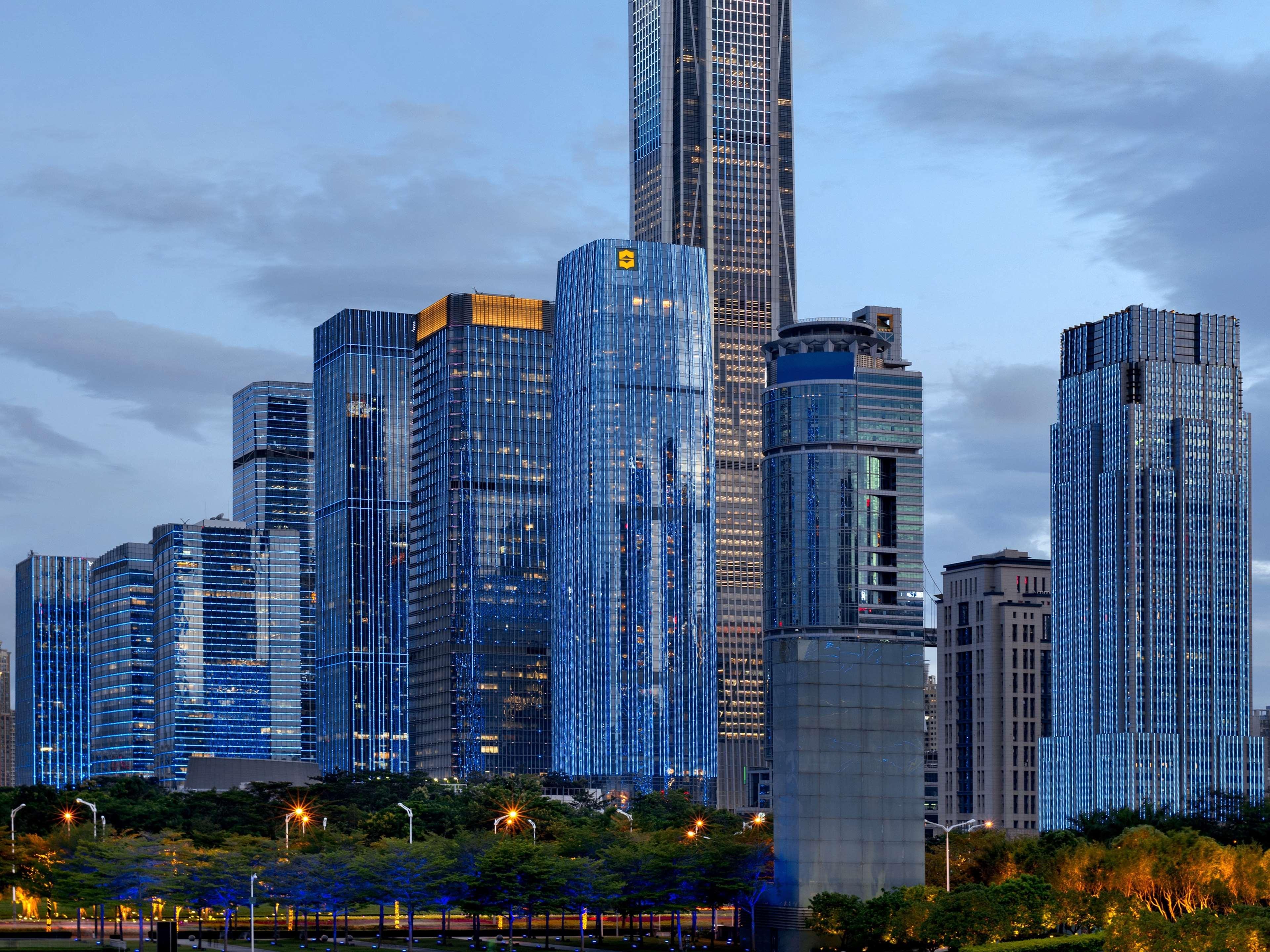 Futian Shangri-La, Shenzhen,Near To Shenzhen Convention&Exhibition Centre, Futian Railway Station Exteriör bild
