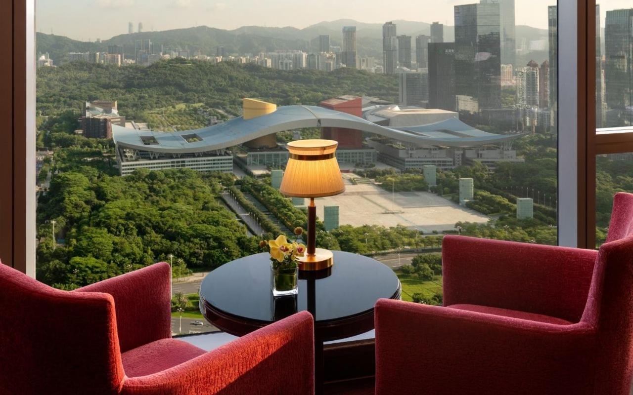 Futian Shangri-La, Shenzhen,Near To Shenzhen Convention&Exhibition Centre, Futian Railway Station Exteriör bild