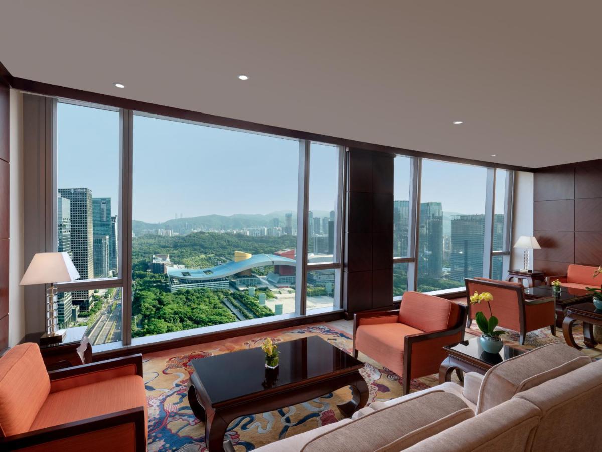 Futian Shangri-La, Shenzhen,Near To Shenzhen Convention&Exhibition Centre, Futian Railway Station Exteriör bild