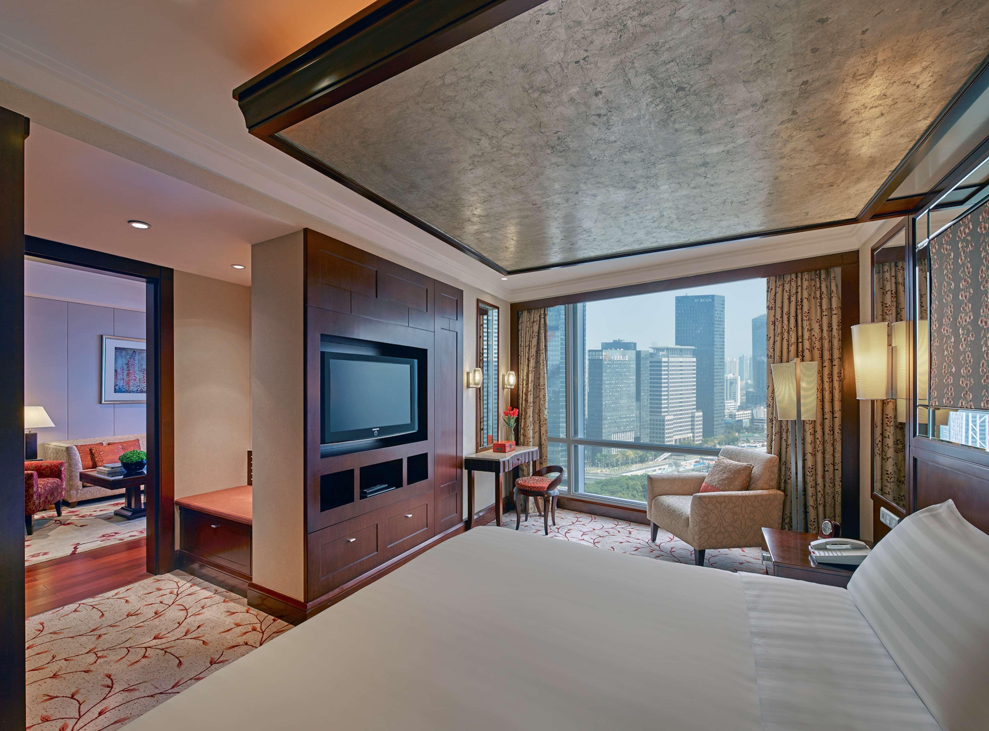 Futian Shangri-La, Shenzhen,Near To Shenzhen Convention&Exhibition Centre, Futian Railway Station Exteriör bild