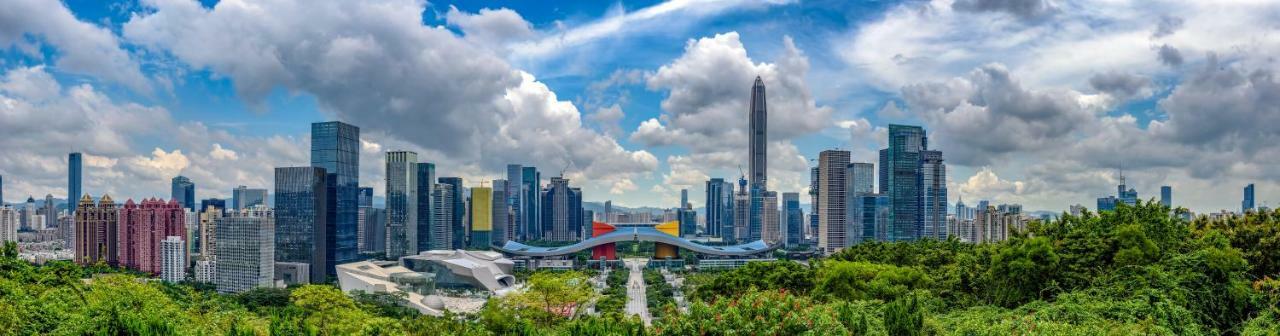 Futian Shangri-La, Shenzhen,Near To Shenzhen Convention&Exhibition Centre, Futian Railway Station Exteriör bild